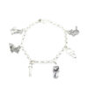 Pulsera veterinaria plata