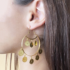 Aros con Monedas Oro 18k