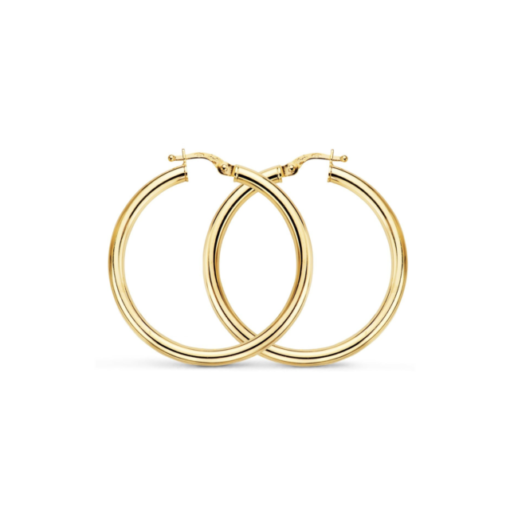 Aros Oro 18k redondo 22mm