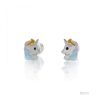 Pendientes plata unicornio