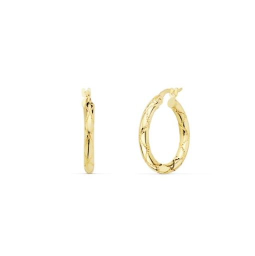 Aros Oro 18k 20mm Lissi