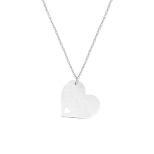 Gargantilla plata corazon personalizada