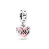 Charm plata mama corazon