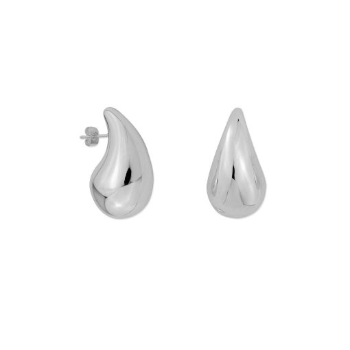 Pendientes plata lagrima